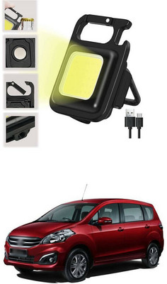 LOVMOTO Small LED Flashlight COB Rechargeable Keychain Q275 1 hrs Lantern Emergency Light(White)