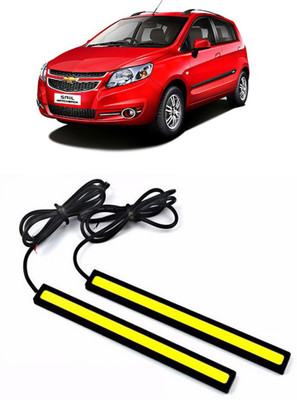 Enfield Works DRL LED LIGHT WHITE PAIR (17CM) EW-1432 Car Fancy Lights(White)