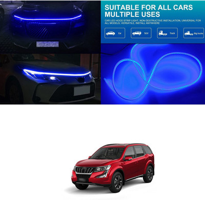 PECUNIA Car Fancy Reflector LED Bar Flexible Car Hood Strip Light 125 Car Reflector Light(Blue)