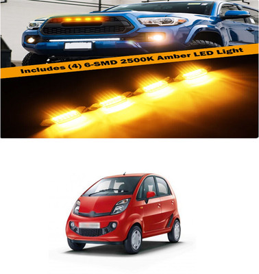PRTEK Front Grille Running Light Car Fancy Lights FORTataNano Car Fancy Lights(Black)