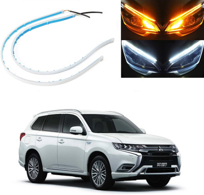 Autoinnovation Waterproof 60 CM Flexible Ultra-Fine Daytime Running Light for Car_591 Car Fancy Lights(White, Yellow)