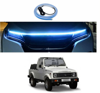 PRTEK Car Hood LED Strip Light Blue, Daytime Running Light, Universal Fit Bonnet X134 Car Fancy Lights(Blue)
