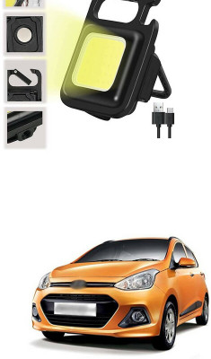 LOVMOTO Small LED Flashlight COB Rechargeable Keychain Q172 1 hrs Lantern Emergency Light(White)