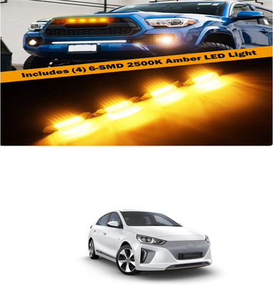 PRTEK Front Grille Running Light Car Fancy Lights FORHyundaiIoniq Car Fancy Lights(Black)