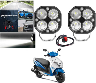 PRTEK LED Fog Lamp Unit for Honda Universal For Car