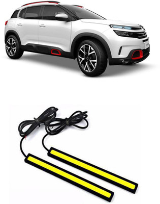 PROKONAI DRL LED LIGHT WHITE PAIR (17CM) P0097 Car Fancy Lights(White)