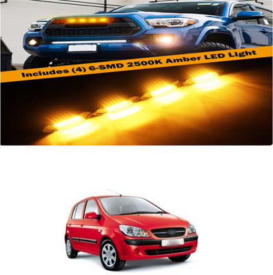 PRTEK Front Grille Running Light Car Fancy Lights FORHyundaiGetz Car Fancy Lights(Black)