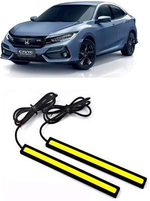 Enfield Works DRL LED LIGHT WHITE PAIR (17CM) EW-2677 Car Fancy Lights(White)