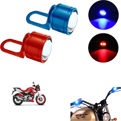 ROYAL AUTO MART Red Blue Flasher Strobe Lights forHero Xtreme 200S _178 Car Fancy Lights(Red, Blue)