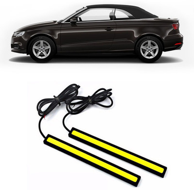 Enfield Works DRL LED LIGHT WHITE PAIR (17CM) EW-1632 Car Fancy Lights(White)