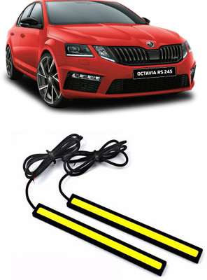 Enfield Works DRL LED LIGHT WHITE PAIR (17CM) EW-227 Car Fancy Lights(White)