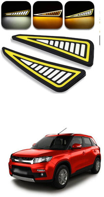 LOVMOTO Car COB LED Tail Light Flexible Strip Rear DRL Light Running For Bre-zza Car Fancy Lights(Multicolor)