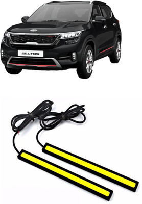 Enfield Works DRL LED LIGHT WHITE PAIR (17CM) EW-3823 Car Fancy Lights(White)