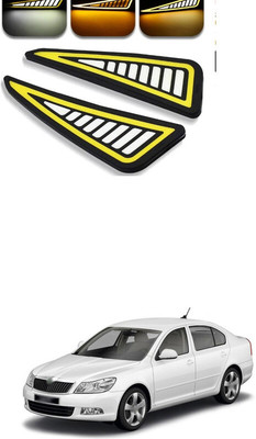 LOVMOTO Car COB LED Tail Light Flexible Strip Rear DRL Light For La-ura Back Up Lamp Car, Motorbike LED for Skoda (12 V, 12 W)(Laura, Pack of 1)
