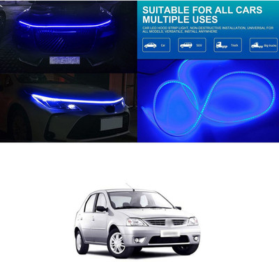 PECUNIA Car Fancy Reflector LED Bar Flexible Car Hood Strip Light 110 Car Reflector Light(Mullti Color)