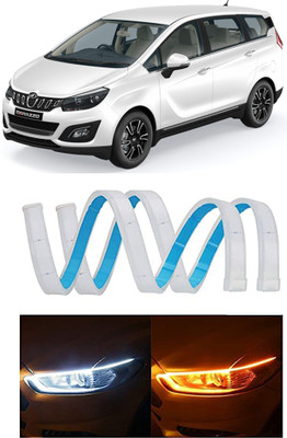 PROKONAI White, Amber LED Daytime Running light Headlamp Indicator Car FancyLight PKB1536 Car Fancy Lights(White, Yellow)