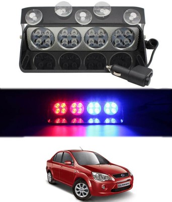 AYW 12V/16LED/Red/Blue Waterproof Strobe Flasher Light For Fiesta Classic-2006 Car Fancy Lights(Red, Blue)