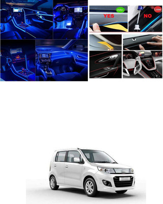 PECUNIA LED EL Wire Neon Cool Light Lamp Kit String Strip Interior Trim Dash 146 Headlight Car, Motorbike LED for Maruti Suzuki (12 V, 12 W)(Universal For Car, Pack of 1)