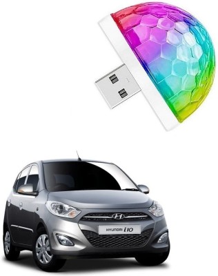 SPREADX Car USB Disco Magic LED Interior Flash Light for Hyundai i10 Car Fancy Lights(Multicolor)