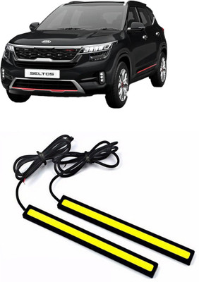 Enfield Works DRL LED LIGHT WHITE PAIR (17CM) EW-126 Car Fancy Lights(White)
