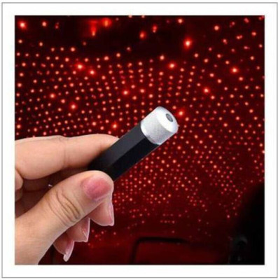 TECHNATURE N-HA268-USB star sky light car interior atmosphere Led lamp 360 degree(RED) Car Fancy Lights(Red)