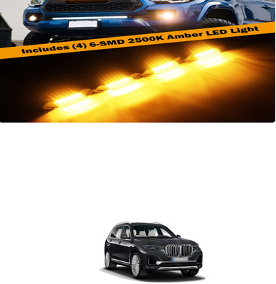 PRTEK Front Grille Running Light Car Fancy Lights FORBMWX7 Car Fancy Lights(Black)