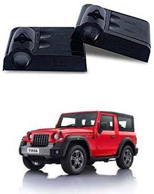 Auto Emporium Hub Car Welcome Logo Shadow Projector Ghost Lights Kit For Mahindra Thar Car Fancy Lights(Multicolor)