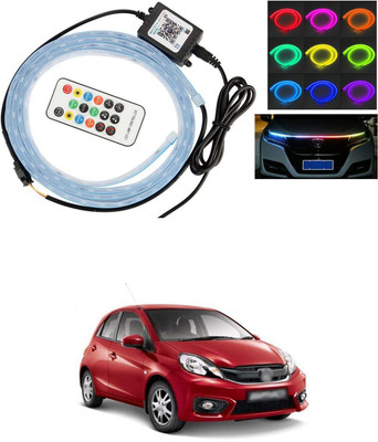 PRTEK Hood Flexible Headlight Waterproof Daytime Running Light Strip 782 Car Fancy Lights(Multicolor)