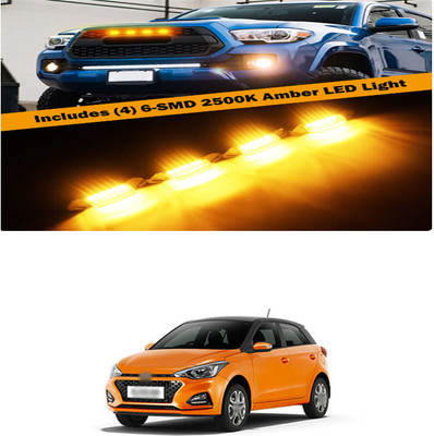 PRTEK Front Grille Running Light Car Fancy Lights FORFordEndeavour Car Fancy Lights(Black)