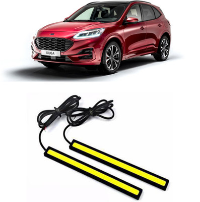 PROKONAI DRL LED LIGHT WHITE PAIR (17CM) P1405 Car Fancy Lights(White)