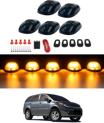 MATIES 12V/Amber Car Roof Mouse Light Set of 5(Car,Jeep,SUV,Truck)-Aria Tata 2010 Headlight Car, Truck, Van LED for Tata (12 V, 55 W)(Aria, Pack of 5)