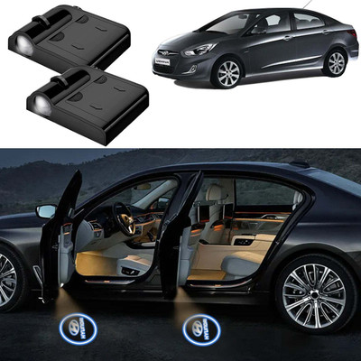 Kingsway Car Shadow Light for All Hyundai Cars kkmshdwlt00088 Car Ambient Light Car Fancy Lights(Black)