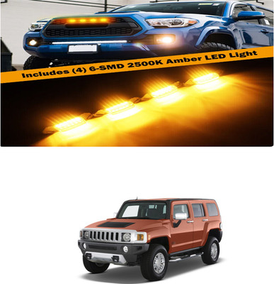 PRTEK Front Grille Running Light Car Fancy Lights FORGMHummer H2 Car Fancy Lights(Black)