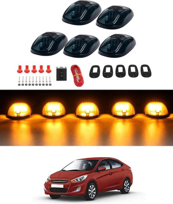 MATIES 12V/Amber Car Roof Mouse Light Set of 5(Car,Jeep,SUV,Truck)Verna Hyundai 2011 Headlight Car, Truck, Van LED for Hyundai (12 V, 55 W)(Verna, Pack of 5)