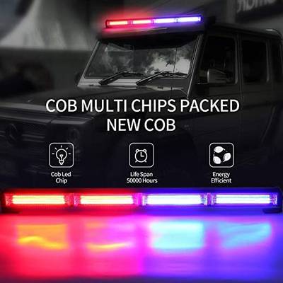 Shiva Enterprises Sales ?Led Police Strobe Light Bar 24 Inch COB LED Lights, Flashing Police Light Bars Car Fancy Lights