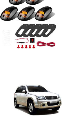 LOVMOTO 5pcs Amber Yellow LED Cab Roof Top Marker Running With Gr-and Vita-ra Car Fancy Lights(Multicolor)