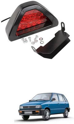 LOVMOTO Car Tail Light Vehicle Brake Light Triangle Flash Lamp For 80-0 Mirror Light Car, Motorbike LED for Maruti Suzuki (12 V, 12 W)(800, Pack of 1)