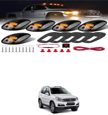 PRTEK Roof Running Top Warning Light ForSsangYong Rexton Car Fancy Lights(Yellow)