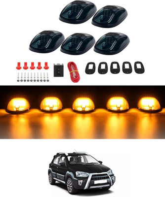 MSNP Mouse Roof Light 5Pcs With Long Life & Waterproof For Etios Cross Car Fancy Lights(Yellow)