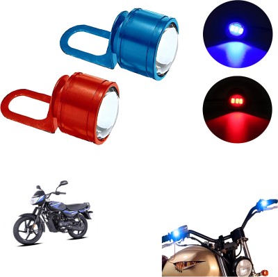 ROYAL AUTO MART Red Blue Flasher Strobe Lights forBajaj CT 110 _47 Car Fancy Lights(Red, Blue)