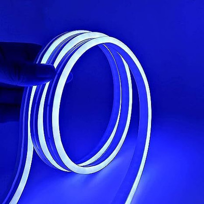 CCE (5 Meter) Blue DC 12 Volt Cuttable LED Neon Flexible LED Light Strip 50 Watt-01 Car Fancy Lights(Blue)