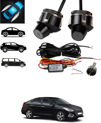 ABJD 2Pcs Unique/Bright Side Mirror Wing Light Easy To Install Universal-295 Fog Lamp Car LED for Hyundai (12 V, 55 W)(Verna, Pack of 2)