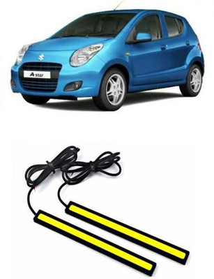 PROKONAI DRL LED LIGHT WHITE PAIR (17CM) P0310 Car Fancy Lights(White)