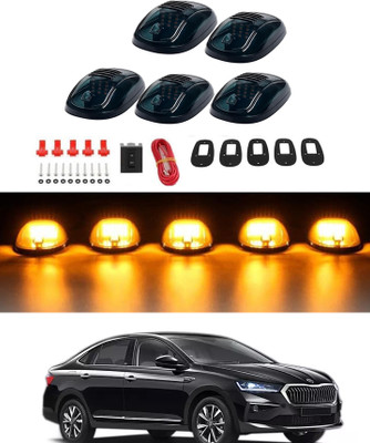 MATIES Mouse Roof Light 5Pcs With Long Life & Waterproof Slavia Skoda 2023 Car Fancy Lights(Yellow)