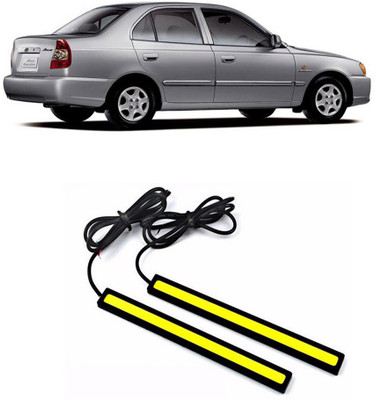 Enfield Works DRL LED LIGHT WHITE PAIR (17CM) EW-4300 Car Fancy Lights(White)