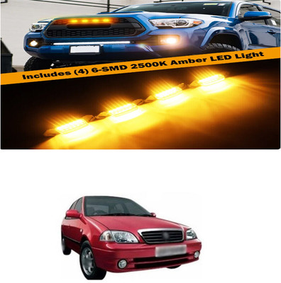 PRTEK Front Grille Running Light Car Fancy Lights FORMaruti SuzukiEsteem Car Fancy Lights(Black)