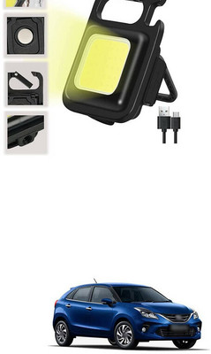 LOVMOTO Small LED Flashlight COB Rechargeable Keychain Q407 1 hrs Lantern Emergency Light(White)