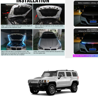 XZRTZ LED Fog Lamp Unit for GM Hummer H3