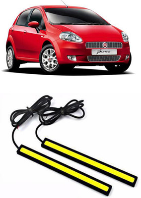 PROKONAI DRL LED LIGHT WHITE PAIR (17CM) P0750 Car Fancy Lights(White)