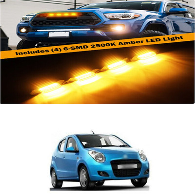 PRTEK Front Grille Running Light Car Fancy Lights FORMaruti SuzukiA Star Car Fancy Lights(Black)